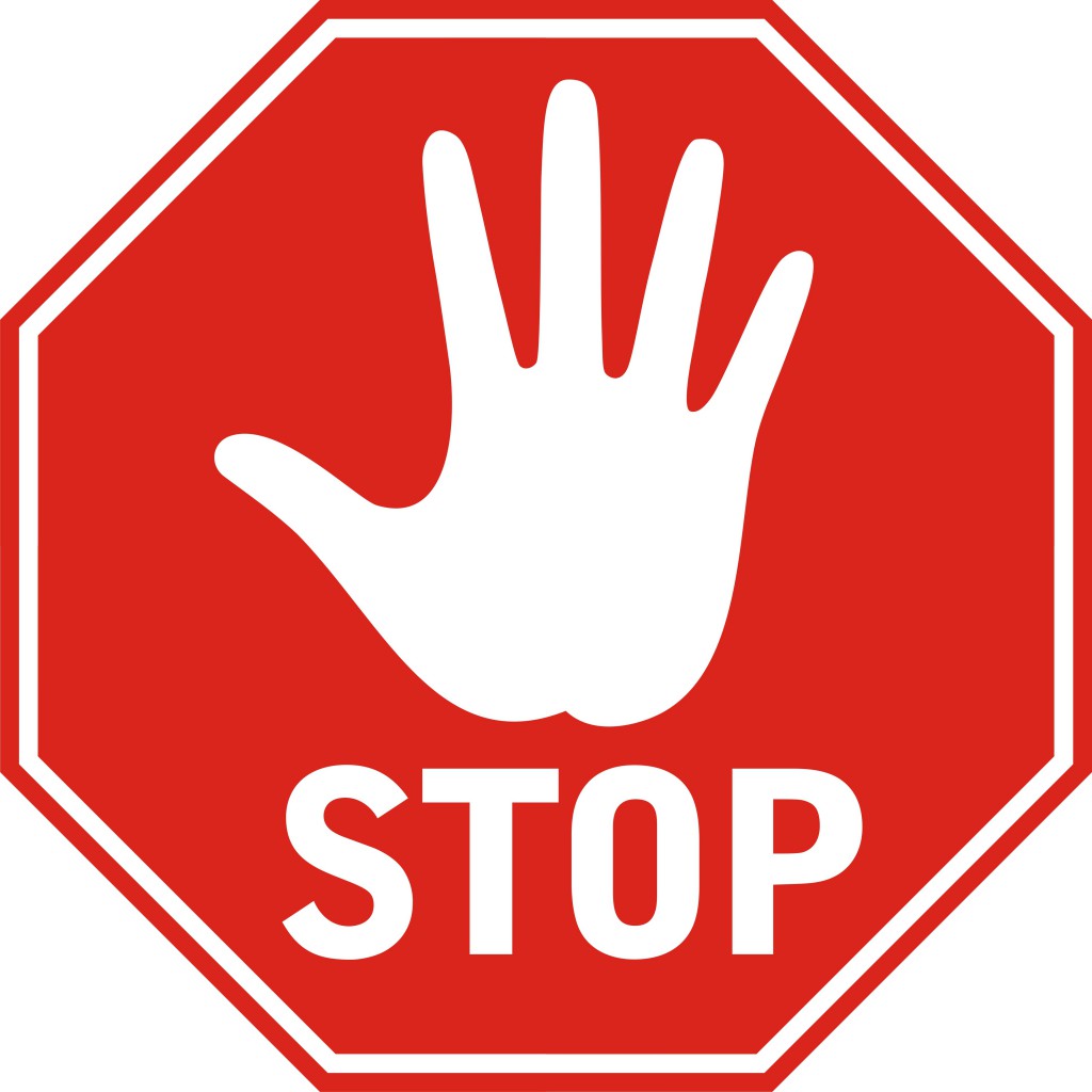 Stopp-Zeichen – Burhoff online Blog