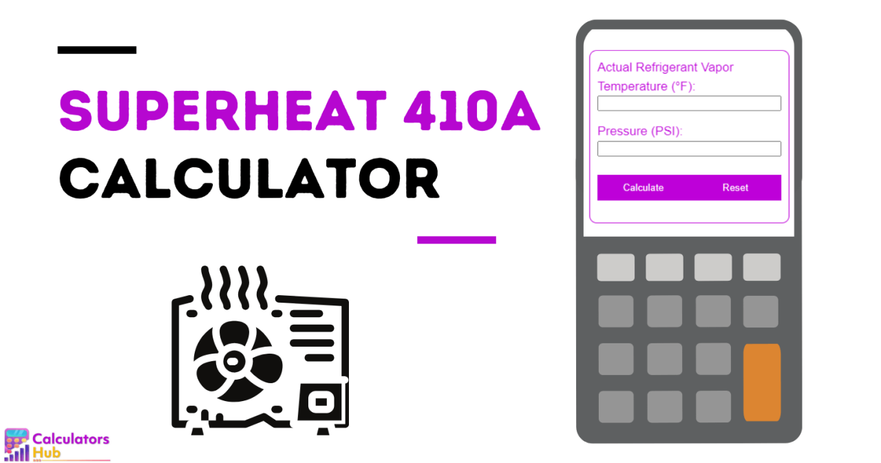 Superheat Calculator 410A Online Superheat Calculator 410A Online
