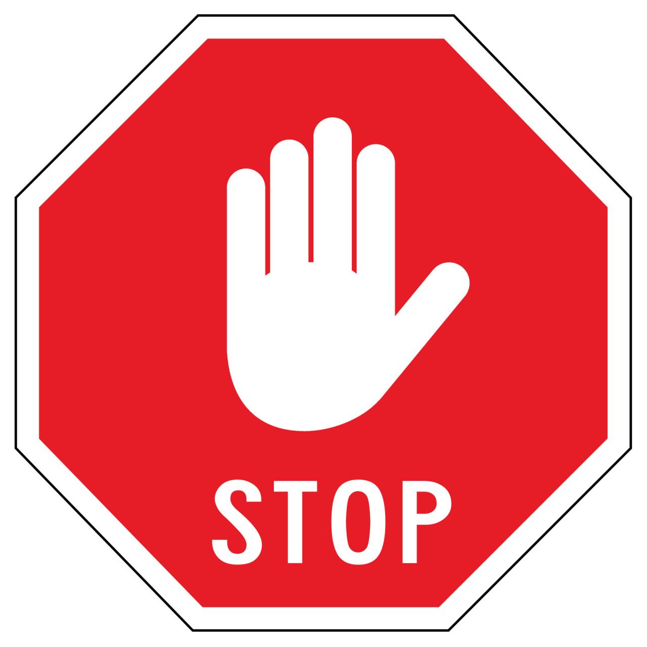 Stop Sign Template