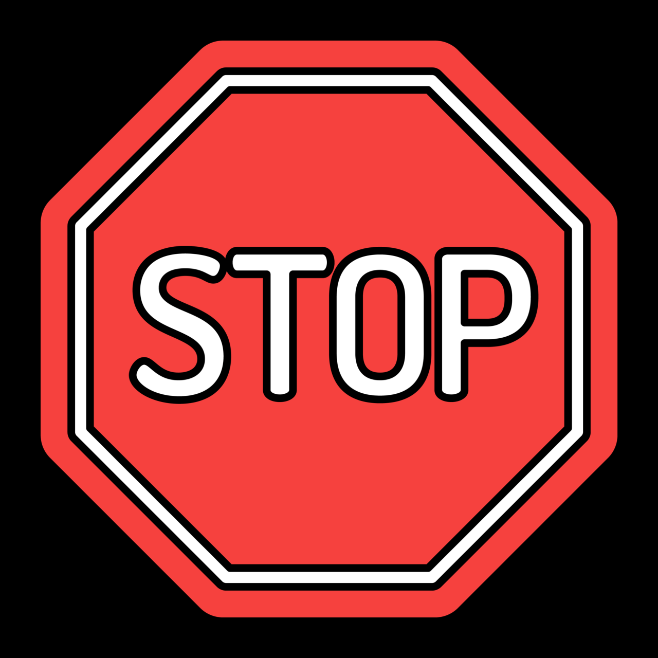 stop road sign 13516921 PNG