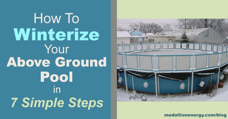 How to winterize an above ground pool
